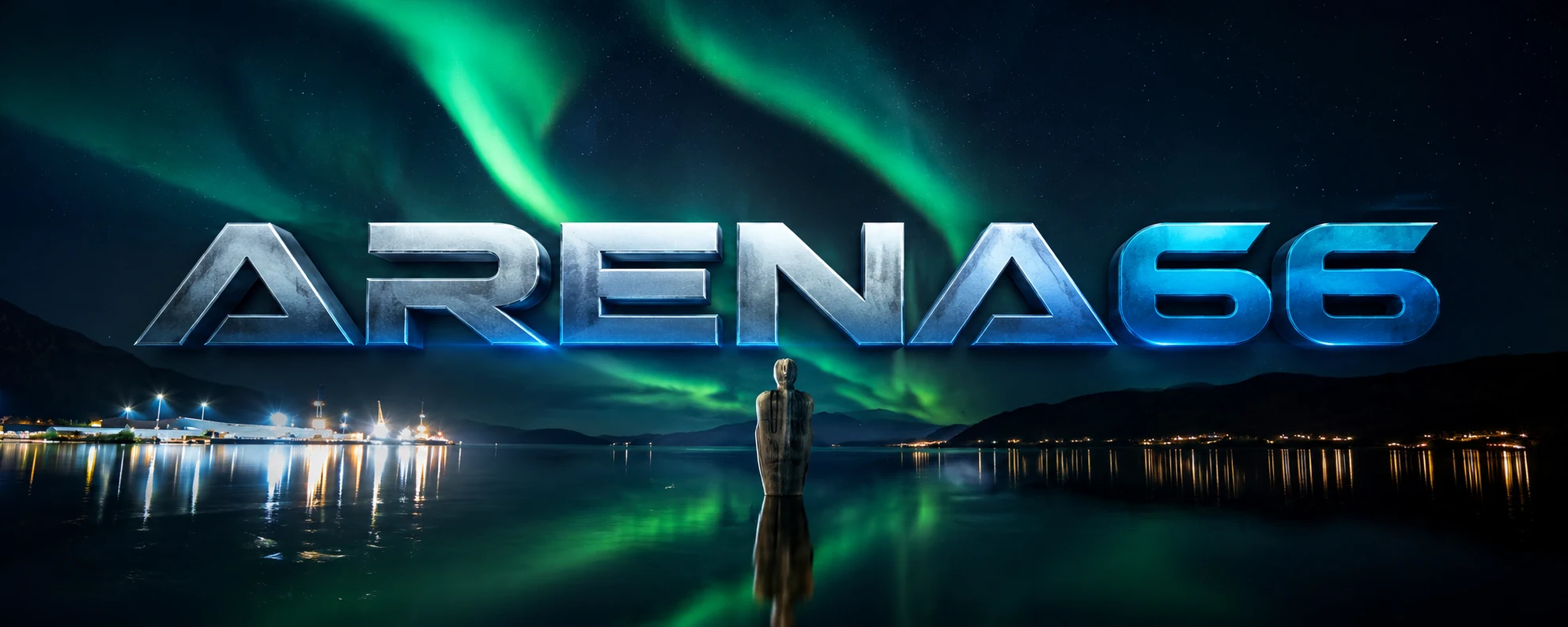 Arena66 – nordlys over Mo i Rana